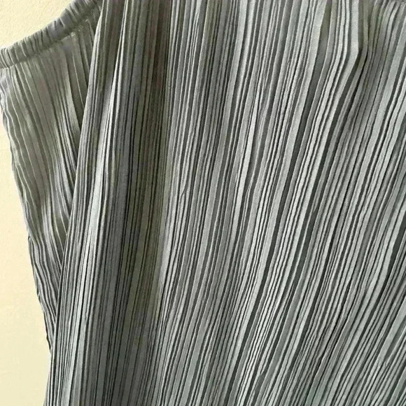 NEW Madewell The Goldie Dress in Plissé ~ Teapot Blue ~ 8 ~ NWT! - Picture 6 of 10